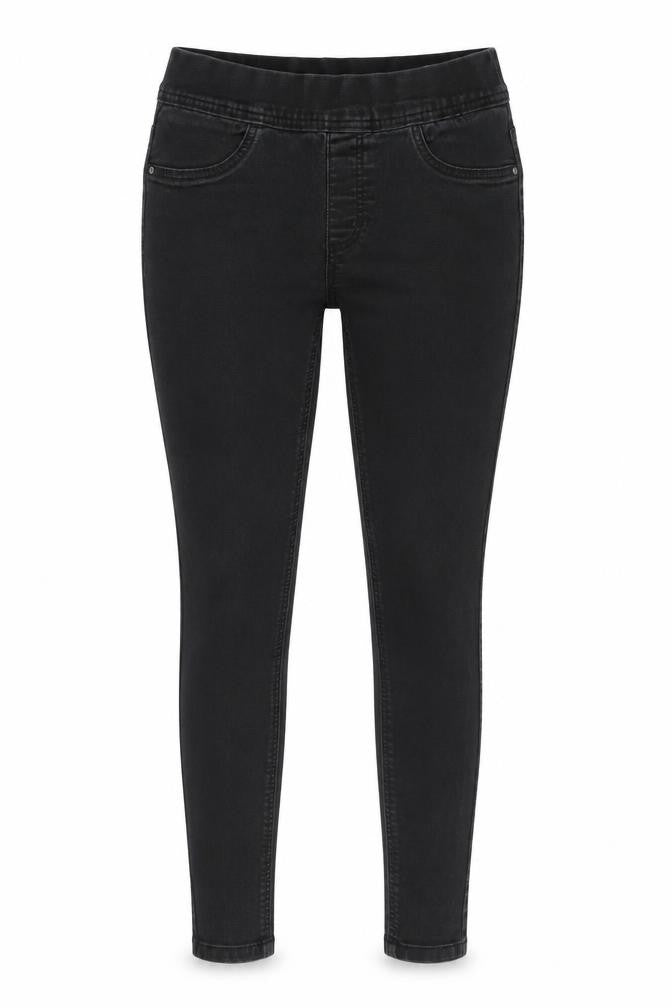 Front view of Black Jeggings by Tu - Women's, size 8, Stretch Denim