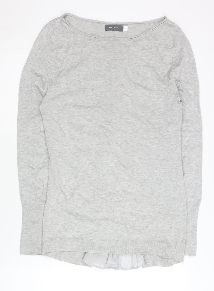 Mint Velvet Women's Grey Pullover Jumper Size 10