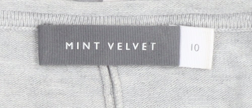 Mint Velvet Women's Grey Pullover Jumper Size 10