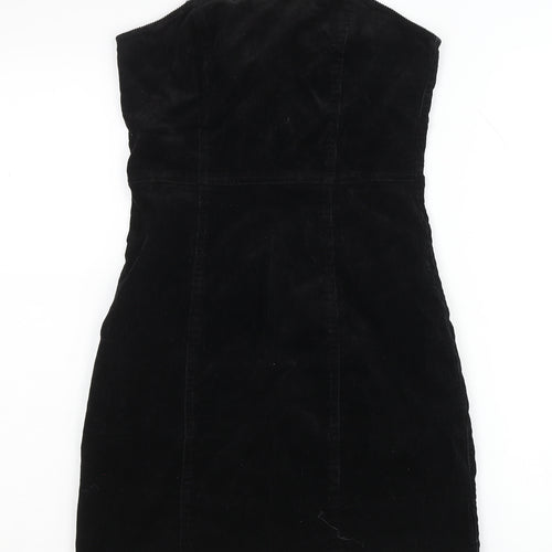 H&M Women's Black Bodycon Strapless Dress Size 10