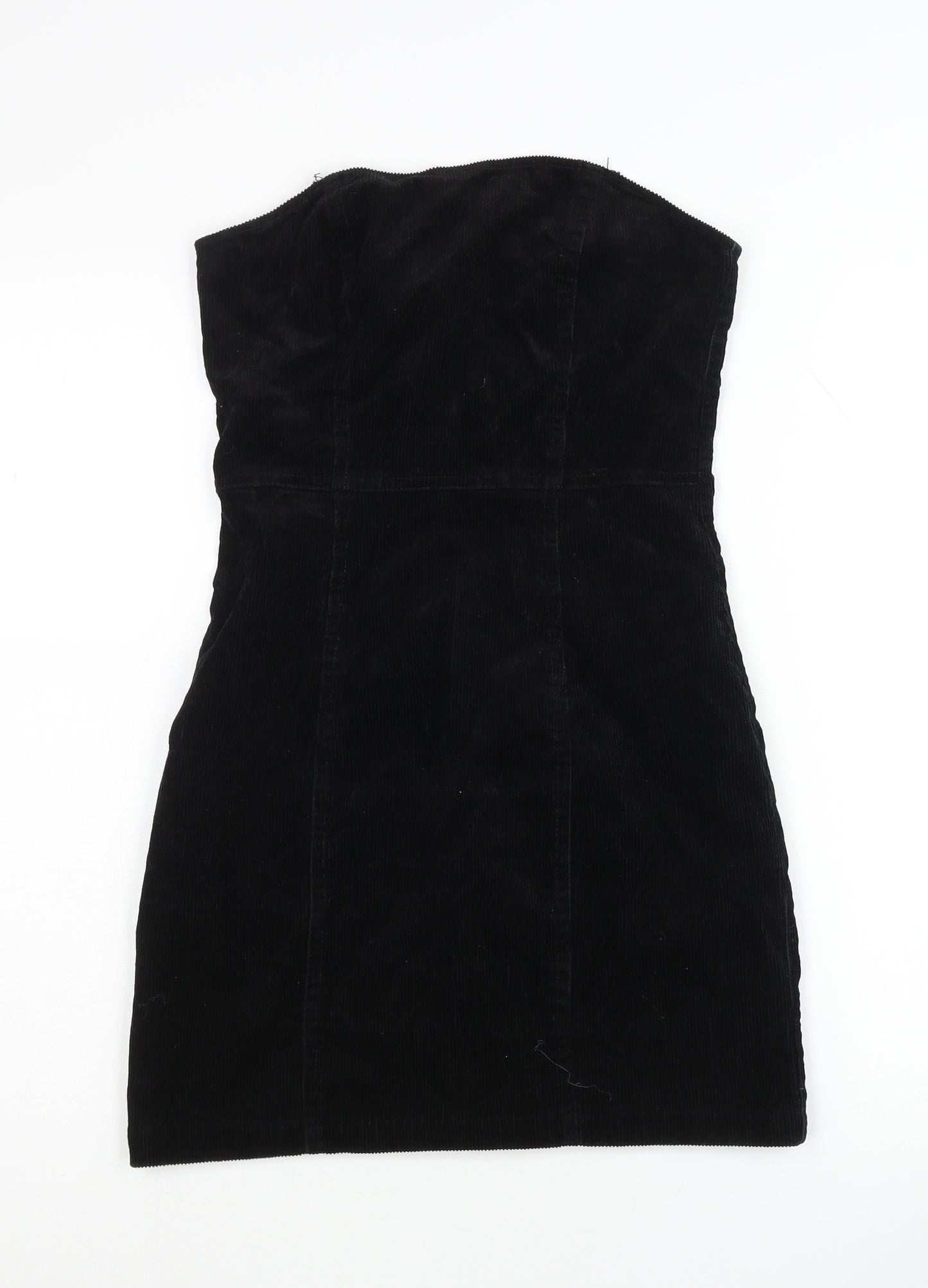H&M Women's Black Bodycon Strapless Dress Size 10