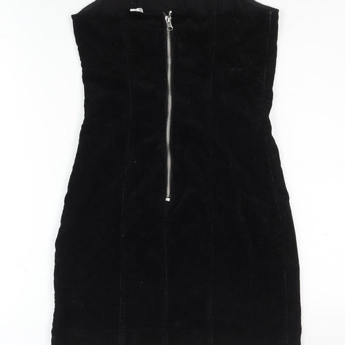 H&M Women's Black Bodycon Strapless Dress Size 10