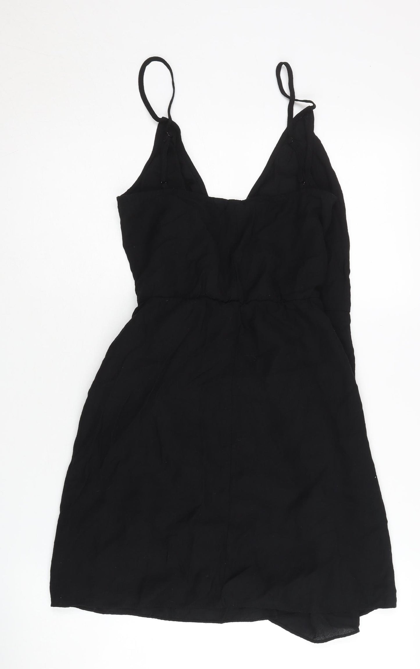 H&M Women's Black Wrap Camisole Top, Size S
