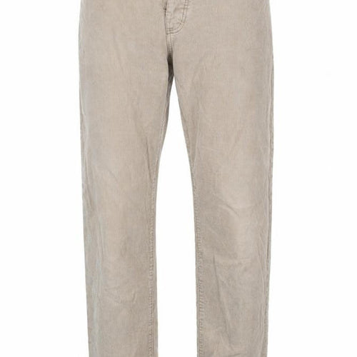 Matalan Men's Beige Corduroy Trousers 34W 30L