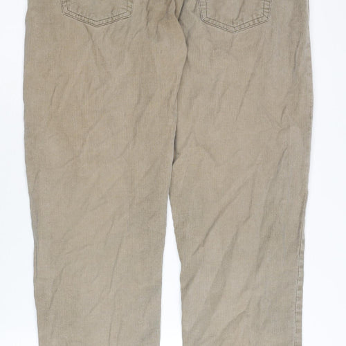 Matalan Men's Beige Corduroy Trousers 34W 30L