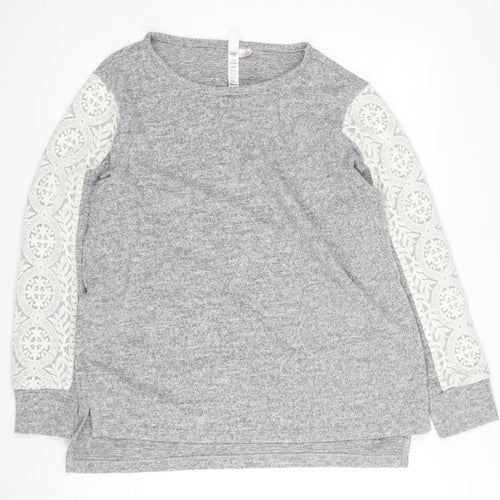 Flora Nikrooz Women's Grey Pullover Jumper M