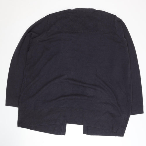 Marks and Spencer Women's Black Open Front Cardigan XL