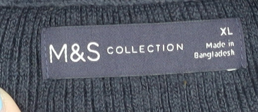Marks and Spencer Women's Black Open Front Cardigan XL