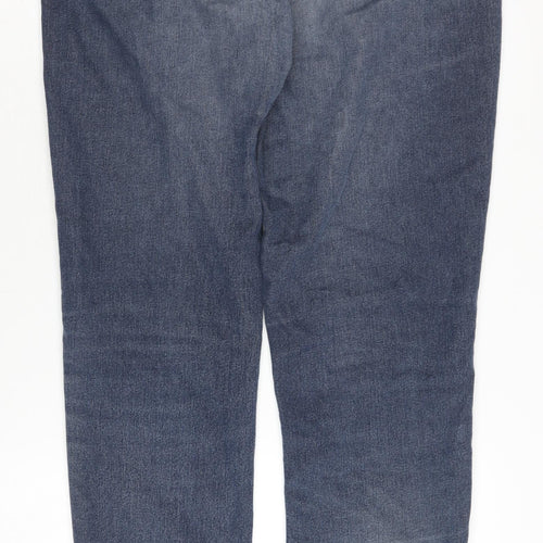 Papaya Women's Blue Straight Jeans Size 14