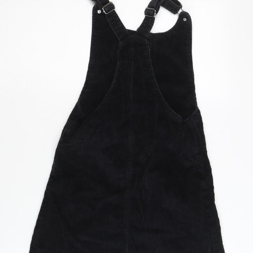 F&F Girls' Black Pinafore Dress, Size 11-12 Years