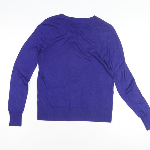 Gap Women's Blue Cardigan, Size S, Button Front