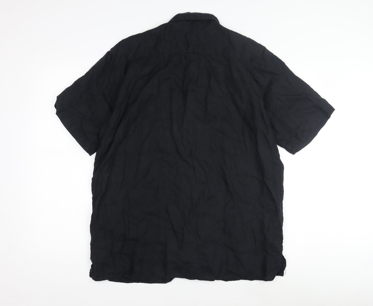 Statements Men's Black Casual Short Sleeve Shirt