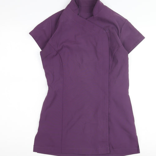 Alexandra Women's Purple Short Sleeve Top Size 8