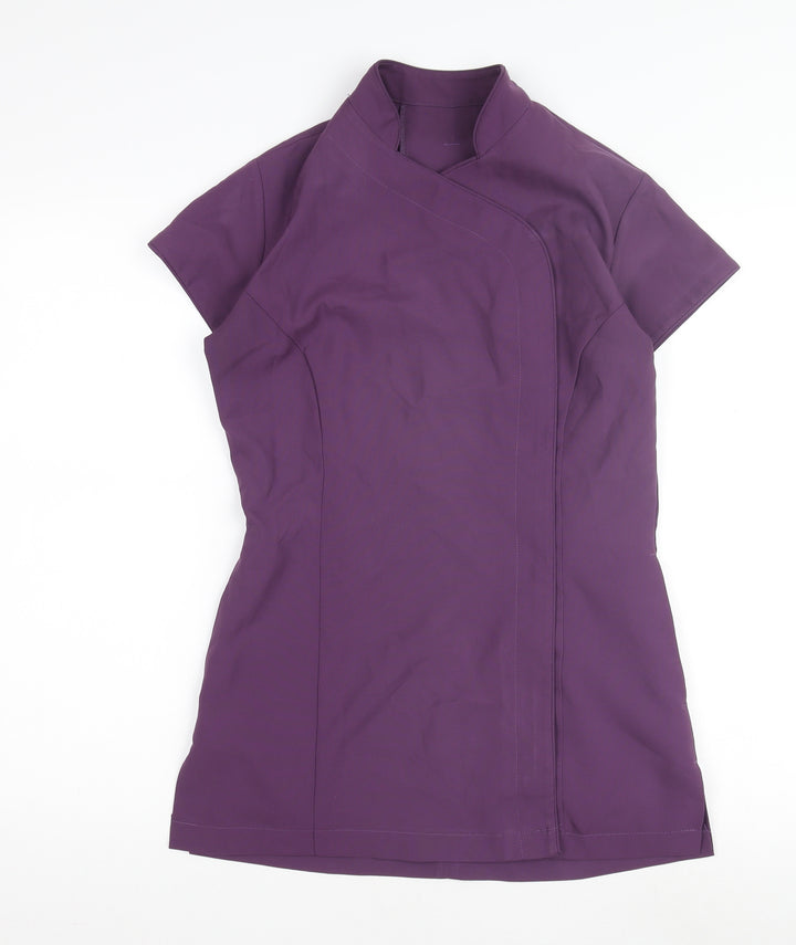 Alexandra Women's Purple Short Sleeve Top Size 8