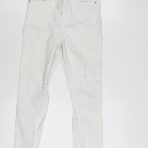 Primark Women's White Skinny Jeans Size 8