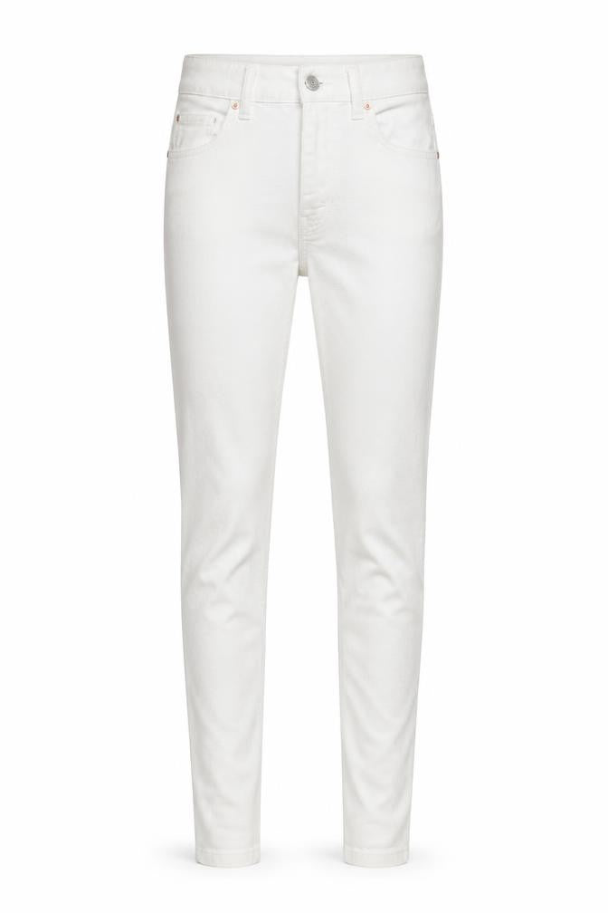 Front view of Primark Women's White Skinny Jeans, size 8