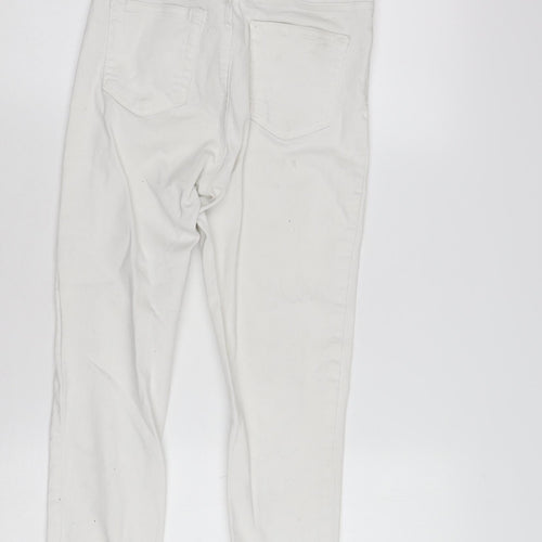Primark Women's White Skinny Jeans Size 8