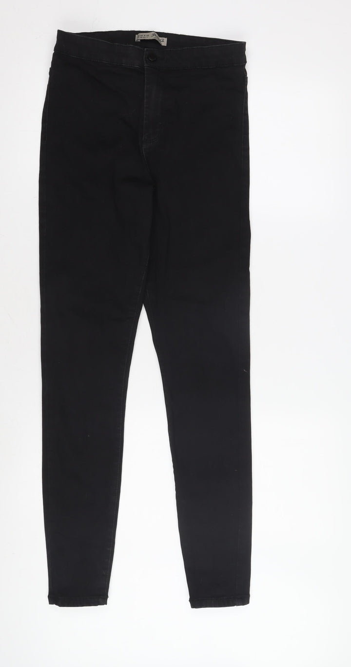 Denim Co. Women's Black Skinny Jeans Size 16