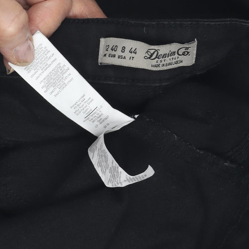 Denim Co. Women's Black Skinny Jeans Size 16