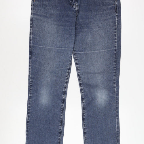 Tu Women's Blue Straight Jeans Size 12 Slim