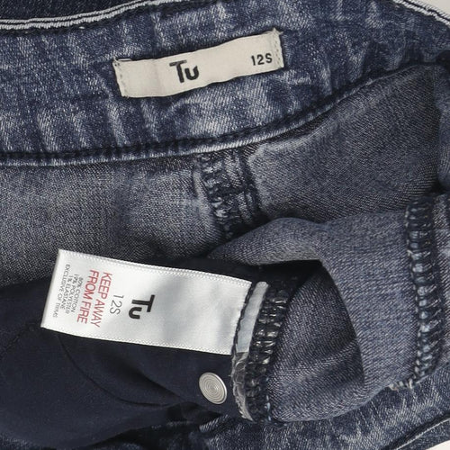 Tu Women's Blue Straight Jeans Size 12 Slim