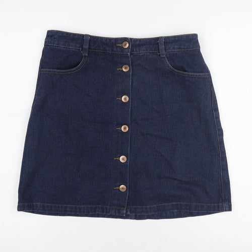 Matalan Women's Blue Denim Pencil Skirt Size 10