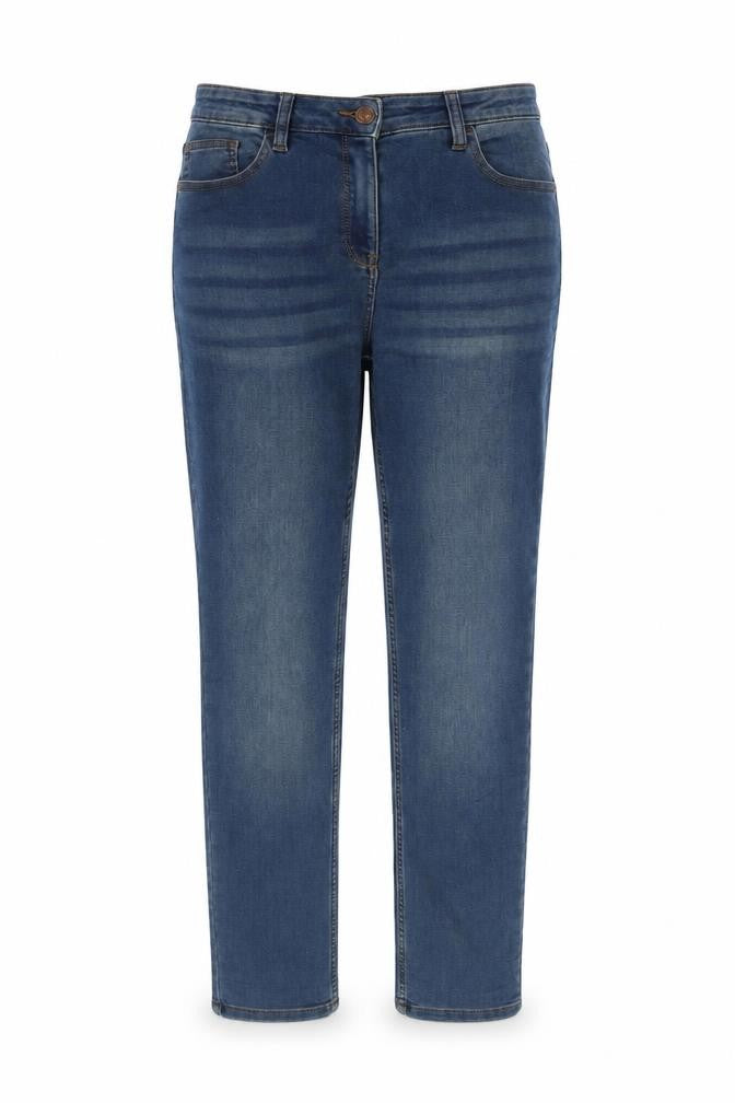 Front view of Palmer Women's Blue Straight Jeans, size 12