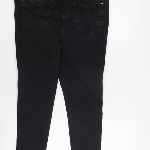 Yours Women's Black Skinny Jeans Size 18