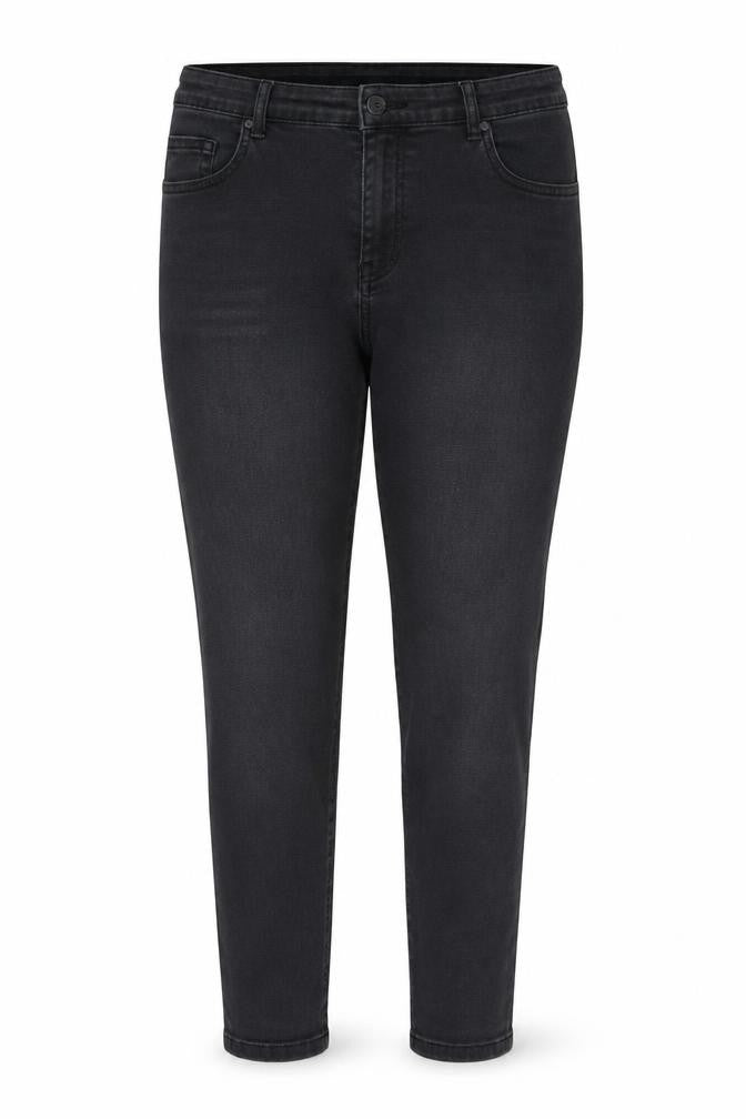 Front view of Denim Co. Women's Black Skinny Jeans, size 14
