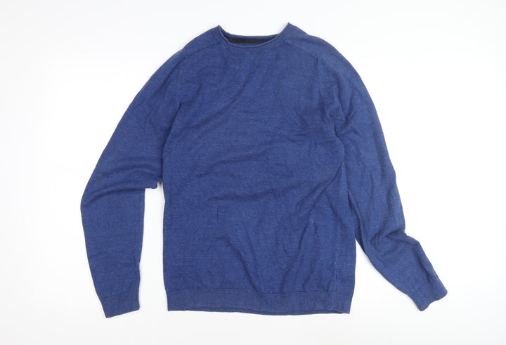 Next Women's Blue Crew Neck Pullover Jumper Medium
