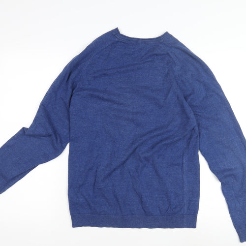 Next Women's Blue Crew Neck Pullover Jumper Medium