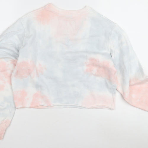 Hollister Women's Multicoloured Tie-Dye Pullover Sweatshirt 2XS