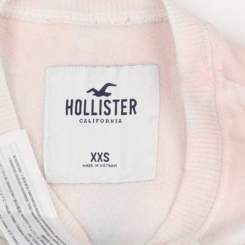 Hollister Women's Multicoloured Tie-Dye Pullover Sweatshirt 2XS