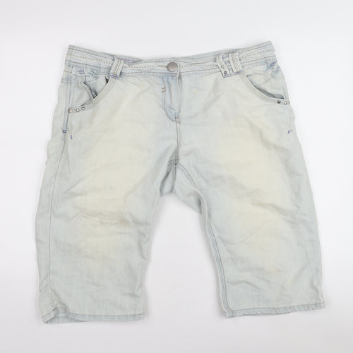 Cherokee Women's Blue Denim Shorts Size 16