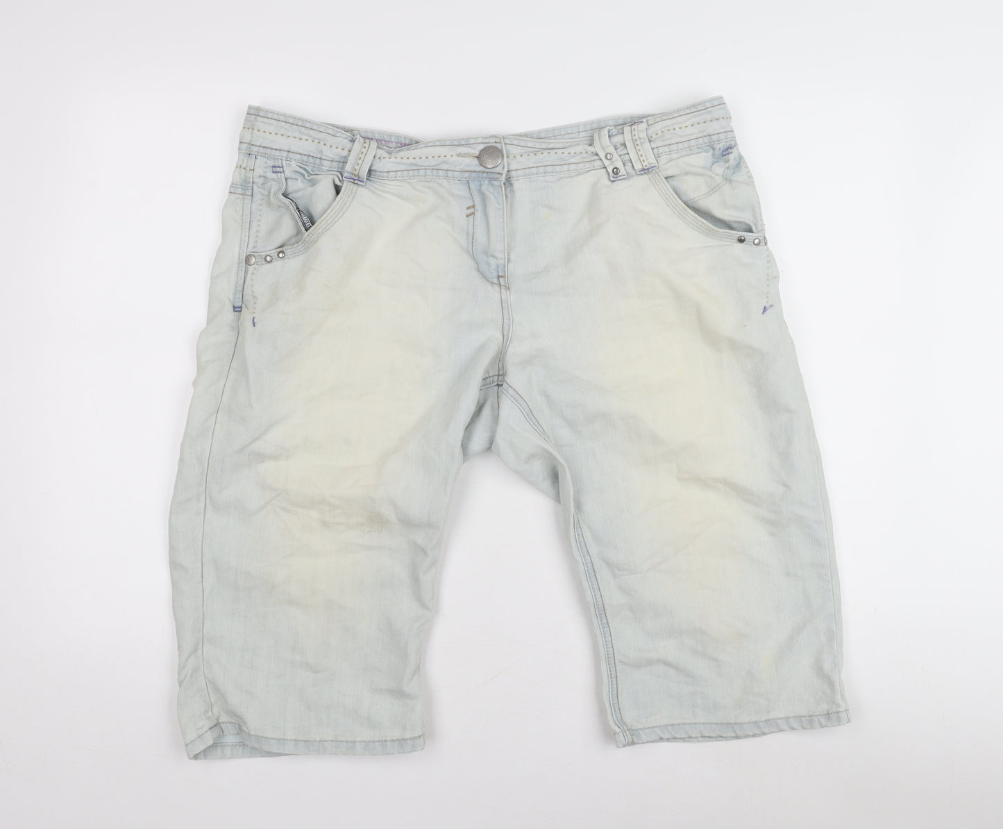 Cherokee Women's Blue Denim Shorts Size 16