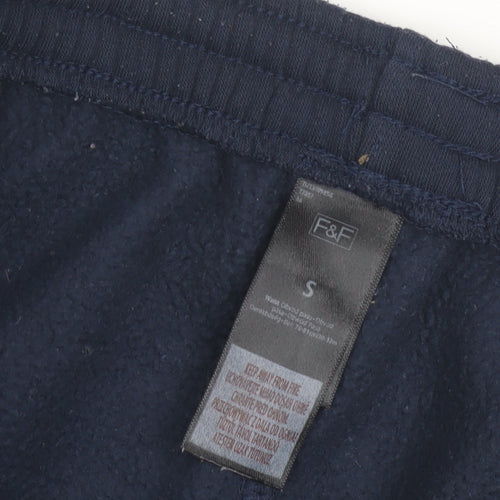 F&F Women's Blue Jogger Trousers - Size S