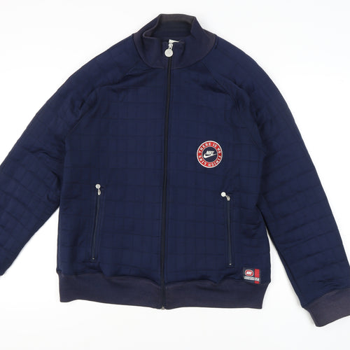 Nike Men's Blue Basic Jacket Size L