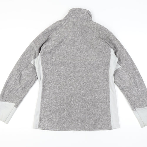 OEX Women's Grey Basic Jacket Size 14 with Zip Pockets