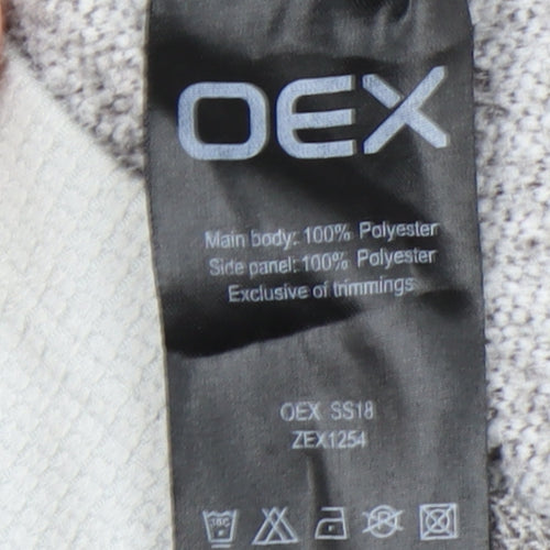 OEX Women's Grey Basic Jacket Size 14 with Zip Pockets