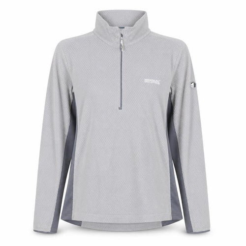 Regatta Women's Grey High Neck 1/2 Zip Sweatshirt Size 18