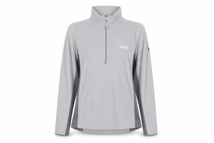 Regatta Women's Grey High Neck 1/2 Zip Sweatshirt Size 18