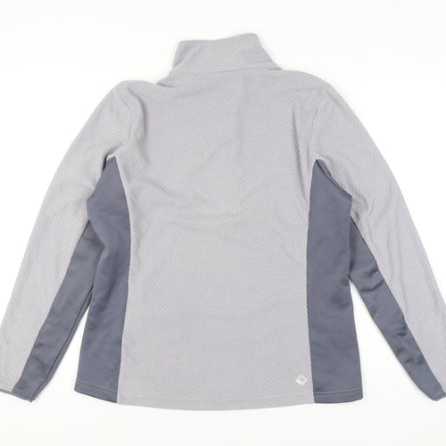 Regatta Women's Grey High Neck 1/2 Zip Sweatshirt Size 18
