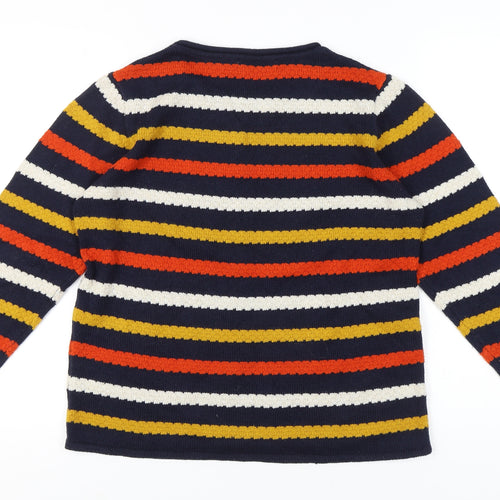Isle Women's Multicoloured Striped Pullover Jumper M