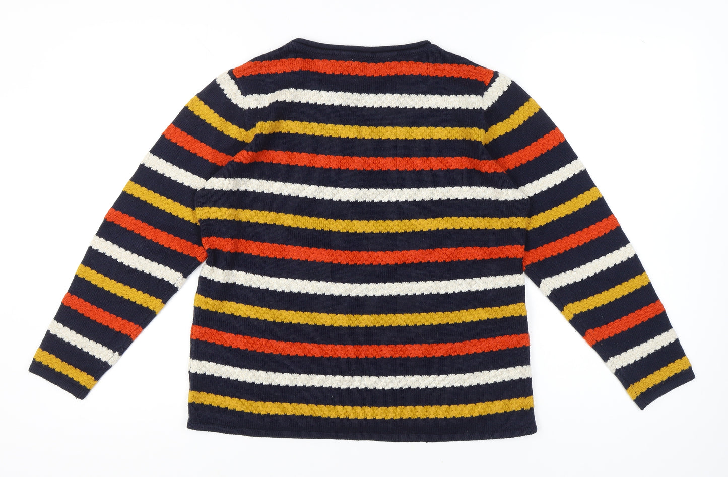 Isle Women's Multicoloured Striped Pullover Jumper M