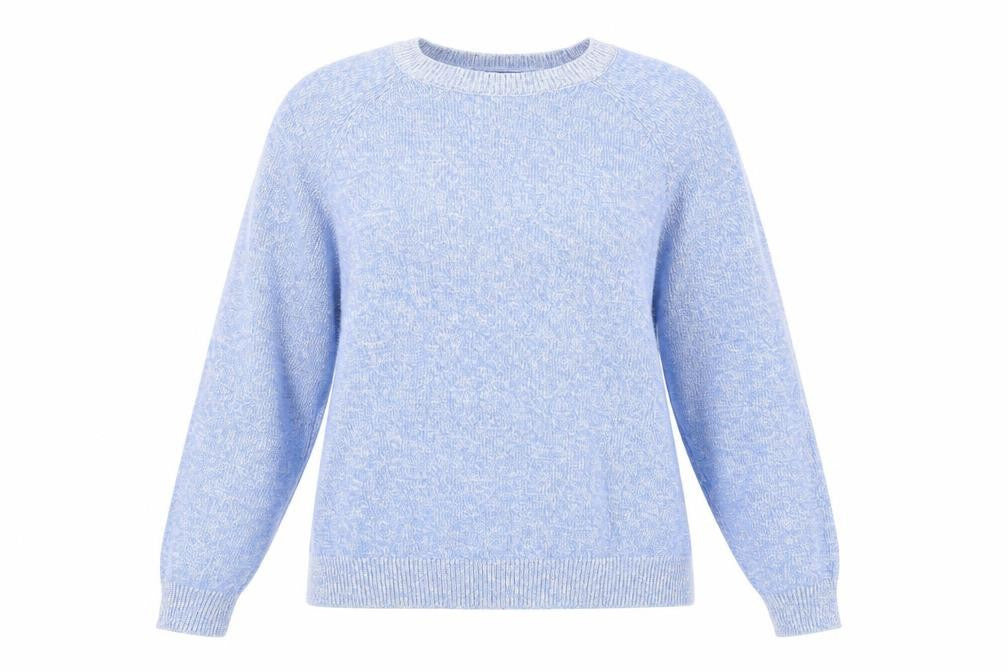 Front view of Marks & Spencer Women's Blue Knit jumper L