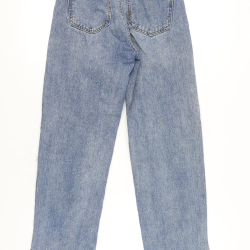 PrettyLittleThing Women's Blue Straight Jeans Size 6