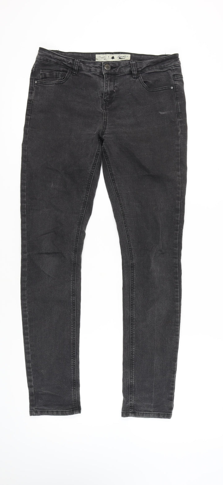 Denim Co. Women's Black Skinny Jeans Size 12