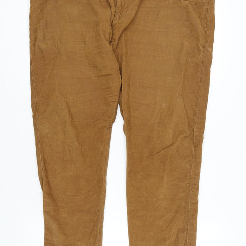 Denim Co Men's Brown Corduroy Trousers Size 40