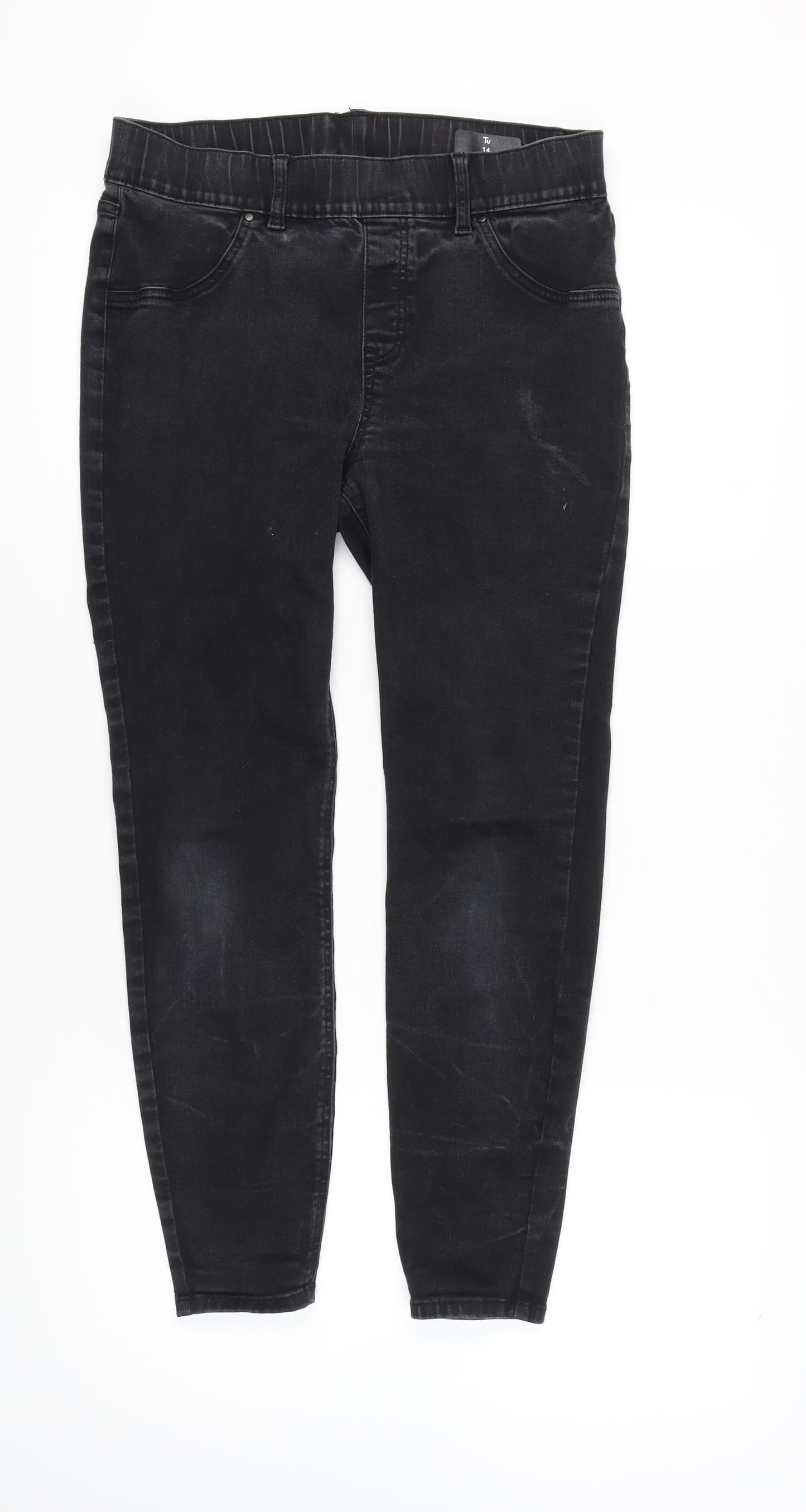 Tu Women's Black Jegging - Size 14, Slim Fit