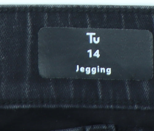 Tu Women's Black Jegging - Size 14, Slim Fit